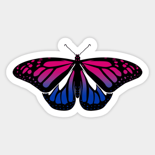 Bisexual Pride Butterfly Sticker